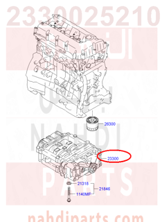 2330025210,SHAFT ASSY-BALANCE,طرمبة زيت سوناتاء