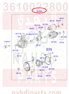 3610022800,STARTER ASSY,N/A