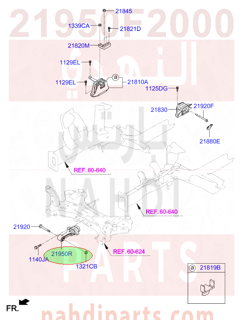 21950F2000,BRACKET ASSY-ROLL ROD,كرسي مكينة
