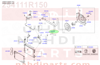 254111R150,HOSE-RADIATOR,UPPER,هوز رديتر