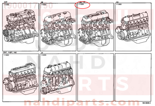 1900017190,ENGINE ASSY, PARTIAL,مكينة كامل 