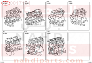 1900017191,ENGINE ASSY, PARTIAL,مكينة كامل 