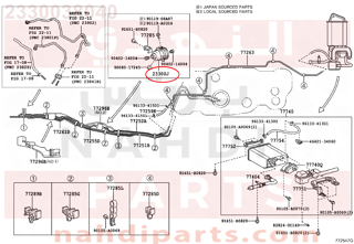2330038040,FILTER ASSY, FUEL,فلتر بنزين