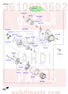 3610003602,STARTER ASSY,N/A