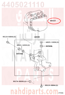 4405021110,ACTUATOR ASSY, BRAKE,موزع الفرامل 