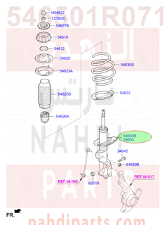 546501R071,STRUT ASSY-FR,LH,n/a