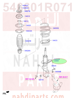 546601R071,STRUT ASSY-FR,RH,N/A