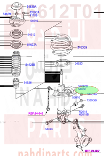 546612T011,STRUT ASSY-FR,RH,مساعد امامي يمين