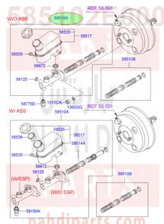 585102E000,CYLINDER ASSY-BRAKE MASTER,N/A