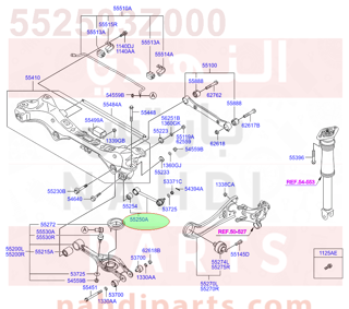 552503Z000,ARM ASSY-RR ASSIST,ذراع خلفي