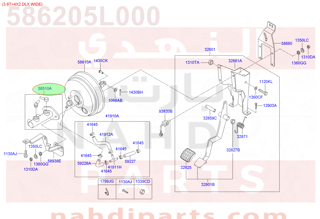 586205L000,CYLINDER ASSY-BRAKE MASTER,علبة بريك