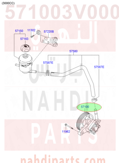 571003V000,PUMP ASSY-POWER STEERING OIL,طرمبة باور