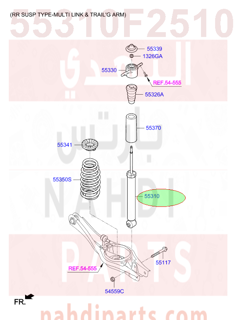 55310F2510,SHOCK ABSORBER ASSY-REAR,na