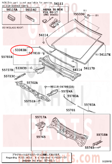 5338333100,SEAL, HOOD TO COWL TOP,جلدة 