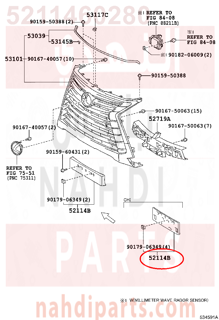 5211460280,BRACKET, FRONT BUMPER EXTENSION MOUNTING,دعامة 
