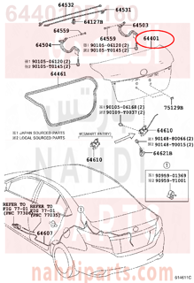 644010D160,PANEL SUB-ASSY, LUGGAGE COMPARTMENT DOOR,شنطة خلفية كاملة - بدون ملحقات