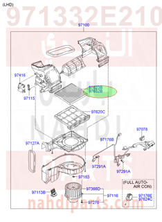 971332E210,FILTER ASSY-AIR,فلترمكيف