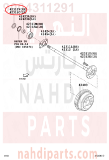 9004311291,SEAL, OIL (FOR REAR AXLE SHAFT RH),صوفة 