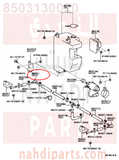 8503130020,VALVE, HEADLAMP CLEANER WASHER HOSE,بلف  كشافات CLEANER غسالة خرطوم