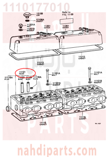 1110177010,HEAD SUB-ASSY, CYLINDER,راس مكينة 