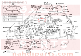 1628238050,HOSE, WATER BY-PASS, NO.5,خرطوم المبرد  الرديتر 