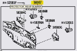 583070D480,PANEL SUB-ASSY, BODY LOWER BACK,ديكور