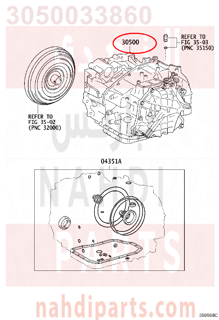 3050033860,TRANSAXLE ASSY, AUTOMATIC,جربكس 