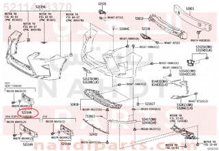 5211448370,BRACKET, FRONT BUMPER EXTENSION MOUNTING,دعامة 