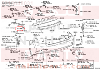 5215648031,SUPPORT, REAR BUMPER SIDE, LH,دعامة 