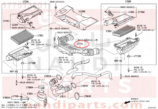1775138011,INLET, AIR CLEANER, NO.1,توصيله قربه هواء عند الصدام
