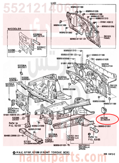 5521214060,SILENCER, STEERING COLUMN HOLE COVER,صاجة 