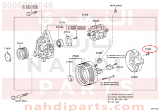 9006804046,BOLT(FOR ALTERNATOR REAR END COVER),مسمار 