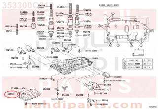 353300C010,STRAINER ASSY, OIL FILTER,فلتر زيت القير