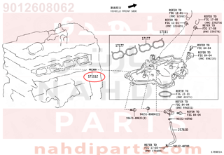 9012608062,BOLT, STUD(FOR INTAKE MANIFOLD TO CYLINDER HEAD),مسمار 
