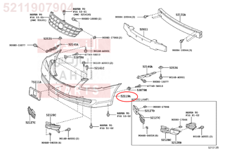 5211907904,FRONT BUMPER COVER,جلدة صدام أمامي