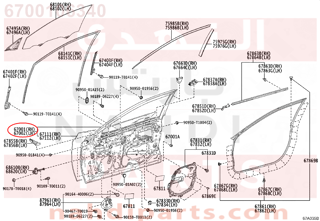 6700106340,PANEL SUB-ASSY, FRONT DOOR, RH,كارتير EL SUB-  الباب الأمامي، RH