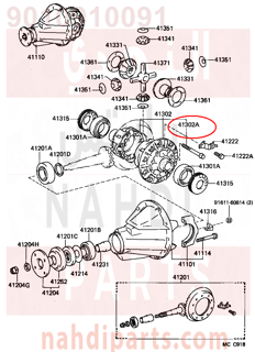 9010910091,BOLT(FOR REAR DIFFERENTIAL CASE),مسمار