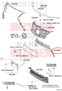 5210253010,EXTENSION SUB-ASSY, FRONT BUMPER,جلدة ركن صدام 