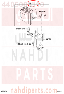 4405006110,ACTUATOR ASSY, BRAKE,موزع الفرامل 