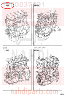 1900037291,ENGINE ASSY, PARTIAL,مكينة كامل 