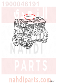 1900046191,ENGINE ASSY, PARTIAL,مكينة كامل 