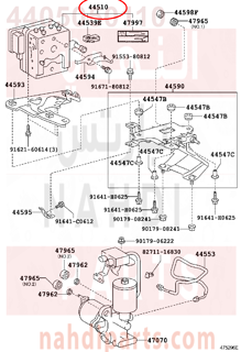 4405050110,ACTUATOR ASSY, BRAKE,موزع الفرامل 