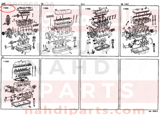 1900068120,ENGINE ASSY, PARTIAL,مكينة كامل 