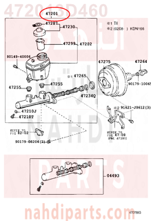 472013D460,CYLINDER SUB-ASSY, BRAKE MASTER,علبه فرامل كامله - سلندر فرامل