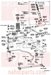 9038516004,BUSH(FOR REAR SHOCK ABSORBER),جلبة 