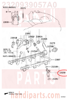 2320939057A0,INJECTOR ASSY, FUEL,بخاخ وقود