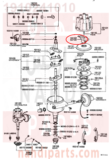 1910241010,ROTOR SUB-ASSY, DISTRIBUTOR,شاكوش الديلكو  موزع الكهرباء 