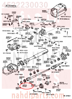 4522230030,COVER, STEERING GEAR DUST,غطاء والغبار