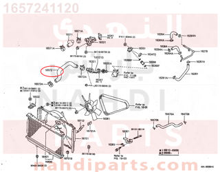 1657241120,HOSE, RADIATOR, OUTLET,لي رديتر المبرد  