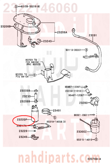 2322146060,PUMP ASSY, FUEL,طرمبة بنزين 